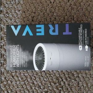 Treva Rechargeable Humidifier with lights.  USB powered and rechargeable.